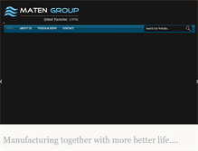 Tablet Screenshot of matengroup.com